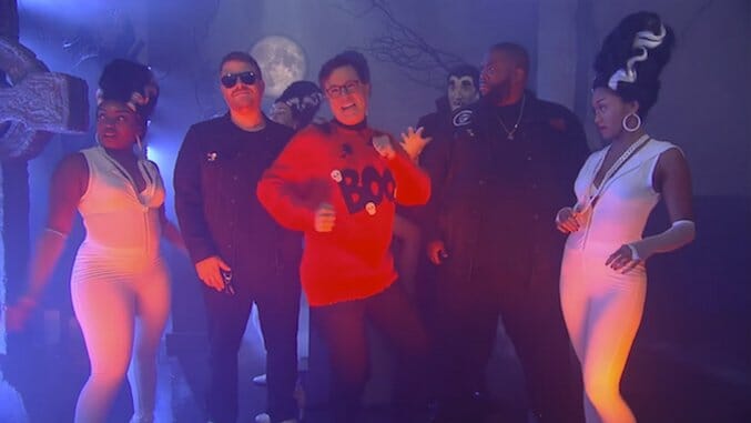 Stephen Colbert Recruited Run the Jewels for His New Song “Halloween Wiggle”