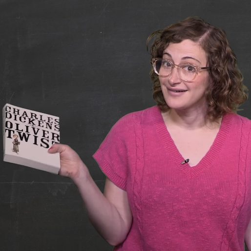 Watch Jo Firestone Give a Book Report on Oliver Twist After Reading It for Ten Minutes