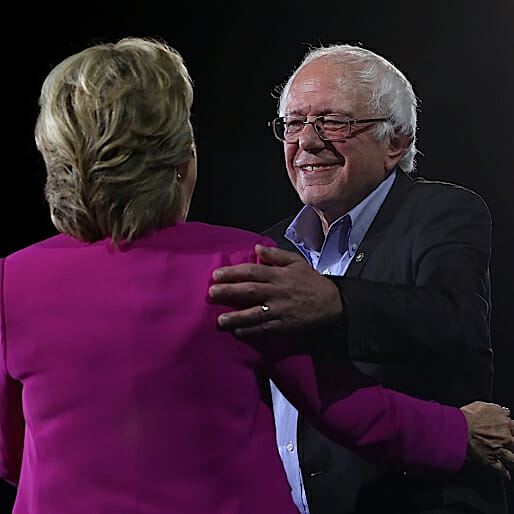 If You're a Progressive, Give Thanks That Bernie Sanders Endorsed Hillary and Saved His Movement