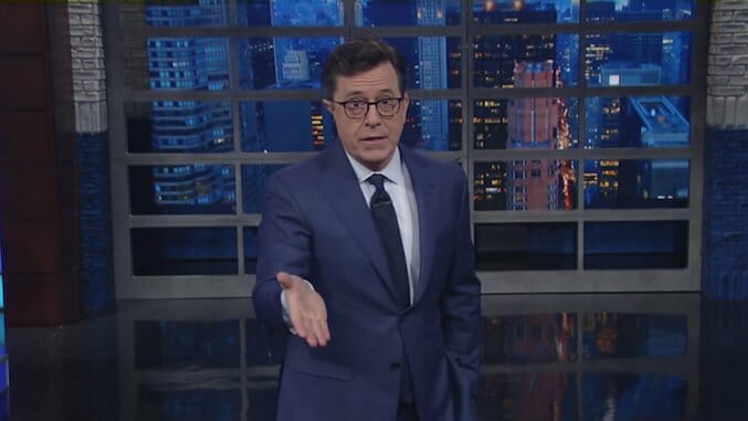 Stephen Colbert Does His Best to Understand Donald Trump’s Meeting with Kanye West