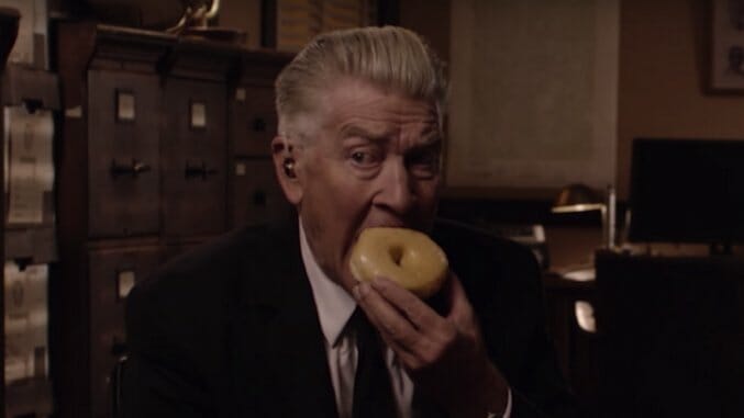 David Lynch Eats a Doughnut in the Latest Twin Peaks Teaser