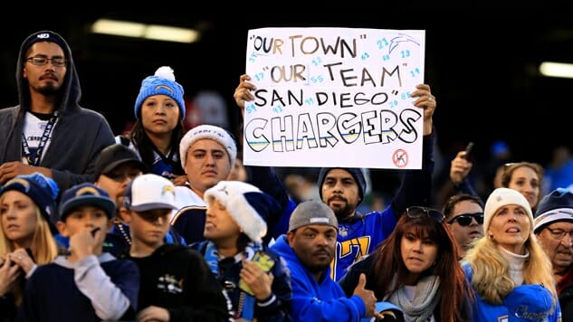 The NFL’s San Diego Chargers Are No More, as They Are Chasing the Almighty Dollar North to Los Angeles