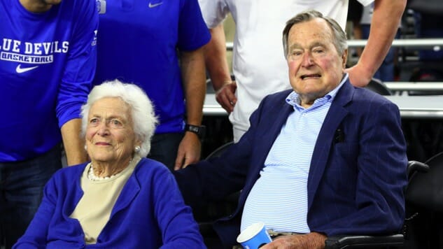 George H.W. Bush and Barbara Bush Now Both Hospitalized