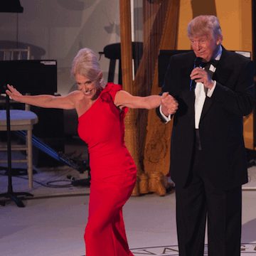Kellyanne Conway Reportedly Punched a Man at the Inaugural Ball