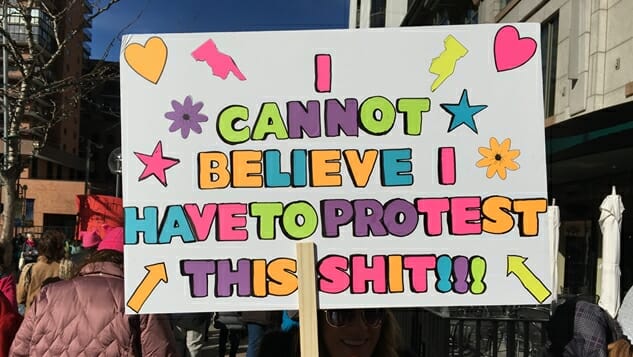 Signs of Hope and Laughter – 40 Images from From the Historic Women’s March and Inauguration Weekend