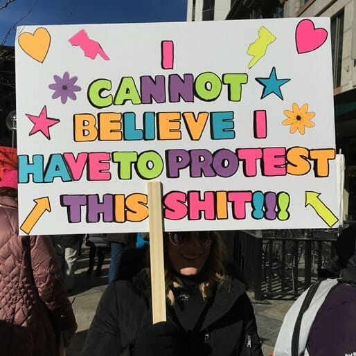 Signs of Hope and Laughter - 40 Images from From the Historic Women's March and Inauguration Weekend