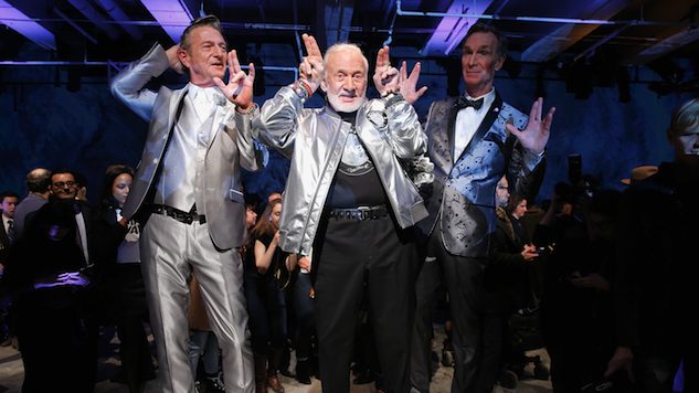 Buzz Aldrin Makes Modeling Debut at N.Y. Men’s Fashion Week