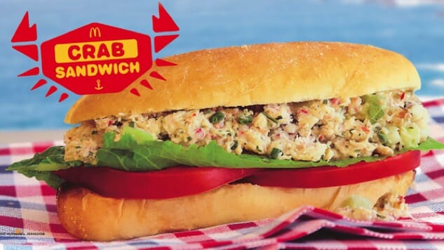 McDonald’s Testing New Crab Sandwich, The Crabby Patty We Never Wanted