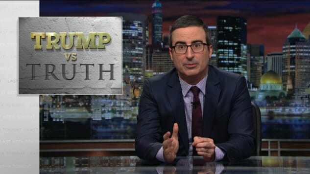 Watch John Oliver Break Down Where Trump Gets His News