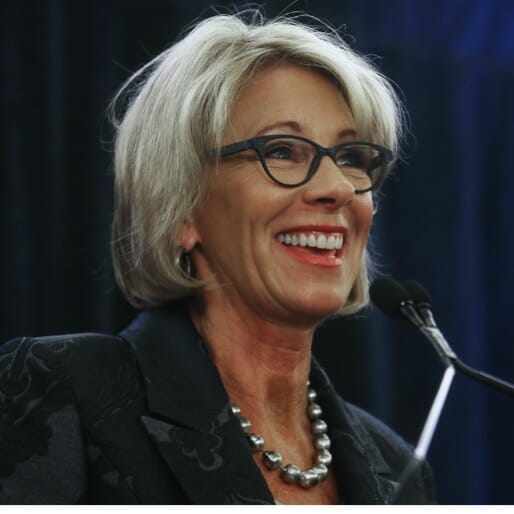 In the Transgender Bathroom Fight, Betsy DeVos Nearly Had a Moment of Integrity