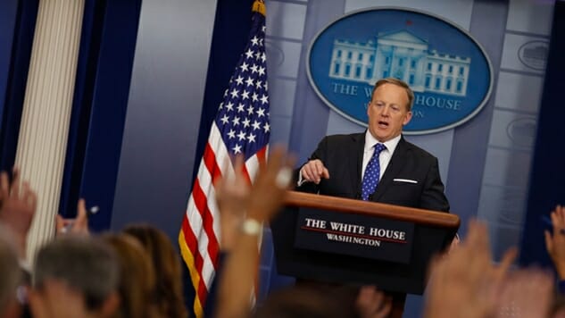 Meltdown: Things are not going well for Sean Spicer’s Press Office