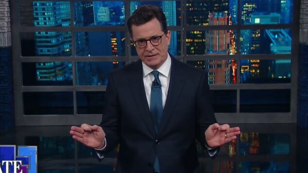 Watch Stephen Colbert Dissect President Trump’s Congressional Address