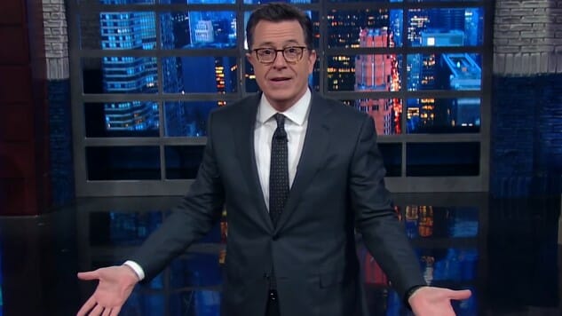 Colbert Calls Out Jeff Sessions’ Lies in Late Show Monologue