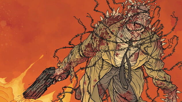 Exclusive Preview: Hellboy Colorist Dave Stewart Transforms Miller & Darrow’s Hard Boiled Into a Flaming Fever Dream for New Edition