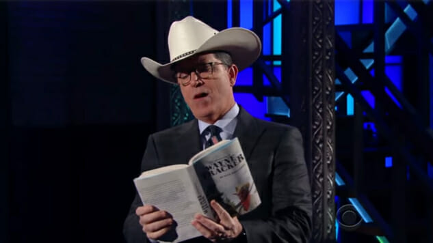 Watch Stephen Colbert Play Rex Tillerson Playing Wayne Tracker