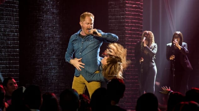 Watch Jesse Tyler Ferguson Sing Sia in an Exclusive Clip From Comedy Jam