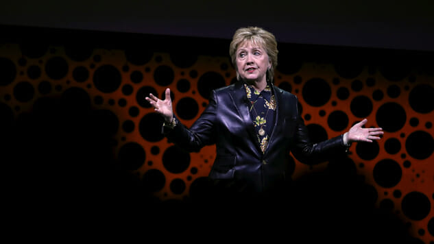 We Still Live in a World Where People Think That Hillary Clinton Wearing a Leather Jacket is Somehow Triumphant