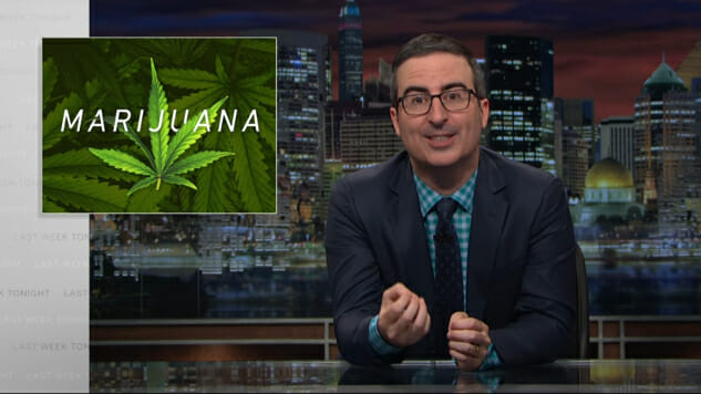 Watch John Oliver Blaze Through the Problems with Marijuana Legalization