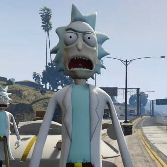Get Schwifty with These Terrifying Rick and Morty GTA V Mods
