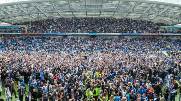 WATCH: Brighton & Hove Albion Fans Go Nuts After The Team Secures Promotion To The Premier League