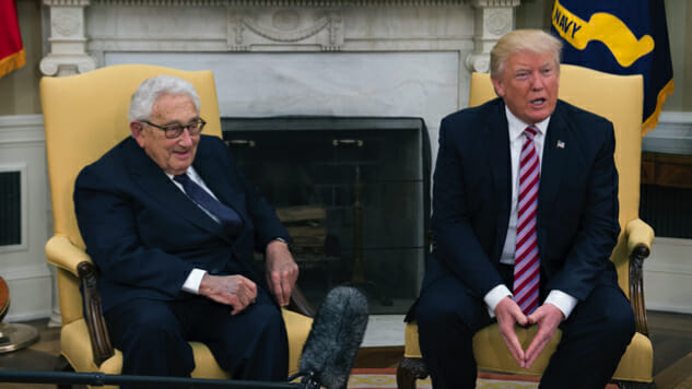 In an Effort to End the Nixon Comparisons Once and For All, Trump Holds Photo Op With…Henry Kissinger