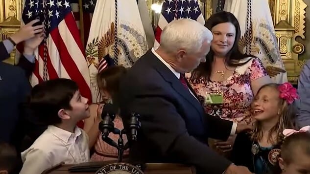 A Young Hero Demanded an Apology from Mike Pence for “Bopping” Him