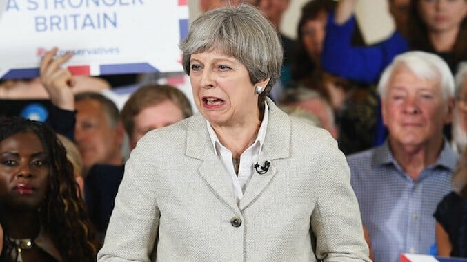 Anti-Theresa May Song That UK Radio Can’t Play Hits Number One