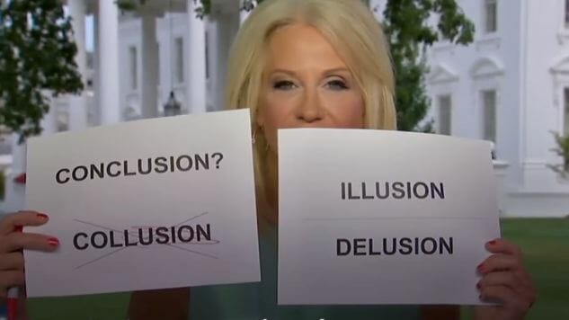 The Funniest Tweets About Kellyanne Conway’s Collusion Flashcards