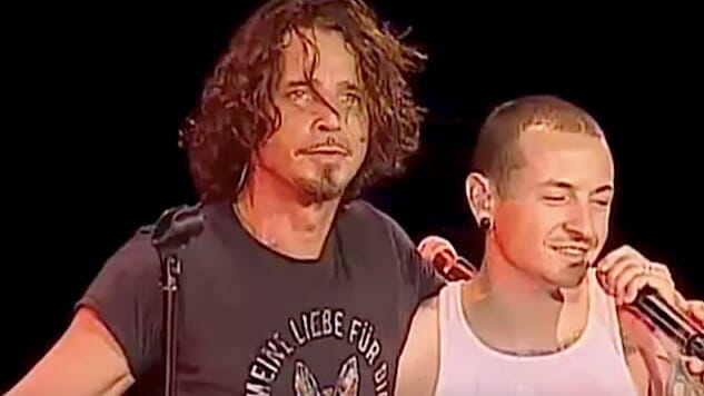 Watch Chris Cornell and Chester Bennington Sing “Hunger Strike” Together