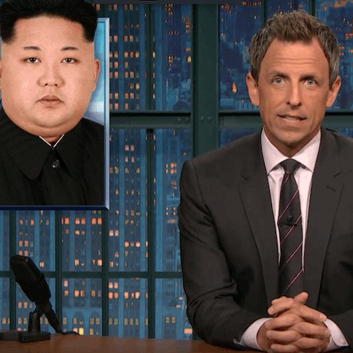 Seth Meyers Takes a Closer Look at Trump's Nuclear Twitter War With North Korea