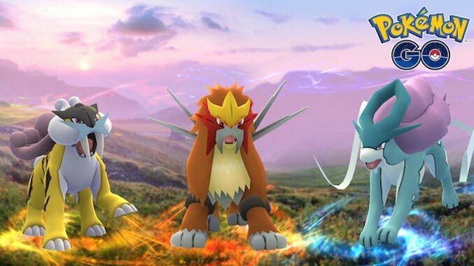 Pokémon GO Adds Johto Legendary Beasts