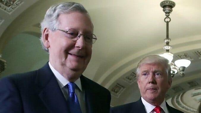 Mitch McConnell Has Stopped Responding to Trump’s Small Talk