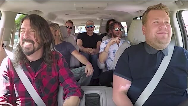 Watch Foo Fighters Flail Their Way Through “Carpool Karaoke”