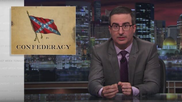 Watch John Oliver Settle the Confederate Monument Debate on Last Week Tonight