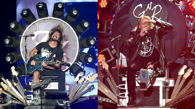 Watch: Dave Grohl Joins Guns N’ Roses to Perform “Paradise City”
