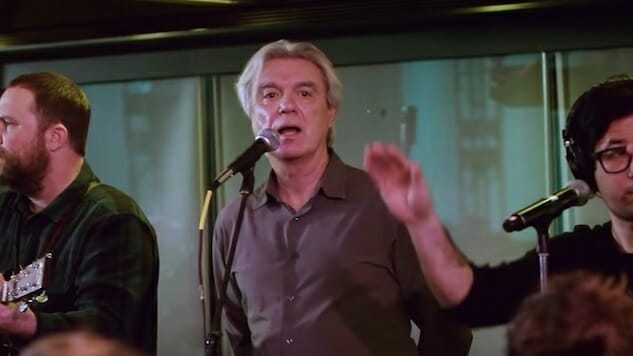 David Byrne Releases Official Video for His Choir-Backed Cover of David Bowie’s “Heroes”