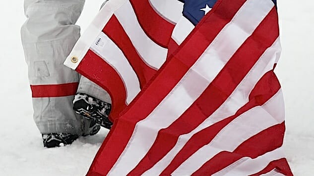 Twitter Conservatives Are Angry That Shaun White Dragged the American Flag in the Snow