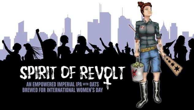 Check Out Revolution Brewing’s International Women’s Day Beer, Spirit of Revolt