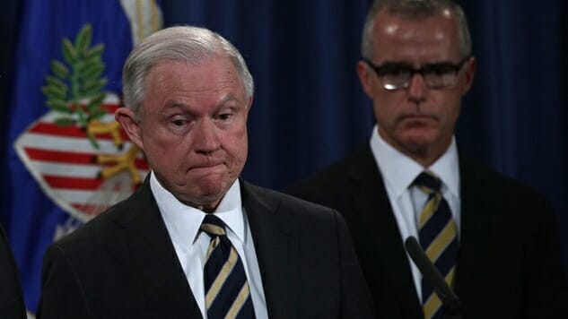 Former FBI Deputy Director Andrew McCabe Oversaw a Criminal Probe Into Attorney General Jeff Sessions