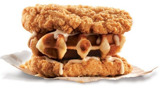 KFC Is Making A Horrifying Double Down Chicken ‘n Waffle “Sandwich” in Canada