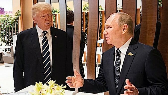 Watch: Trump’s Handshake with Putin was By Far His Most Submissive Performance Yet