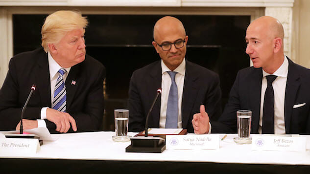 Donald Trump Takes Another Shot at Amazon and Jeff Bezos
