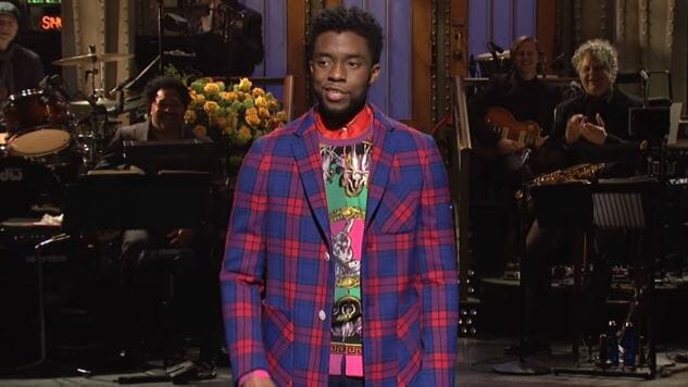 Saturday Night Live Gets Great Performances from Chadwick Boseman in a Mediocre Episode