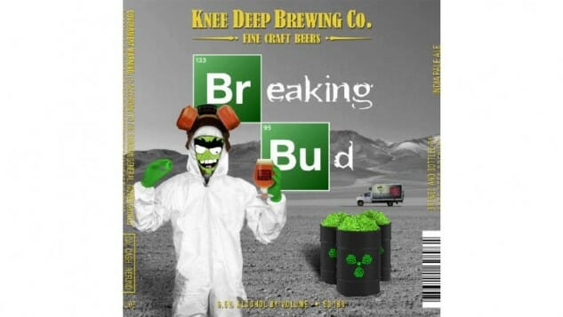 Sony Is Suing Knee Deep Brewing Co. Over its “Breaking Bud” IPA Labels
