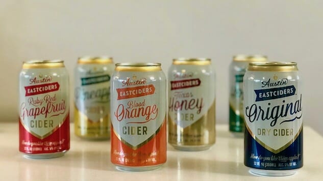 Drinking 6 Ciders from Austin Eastciders