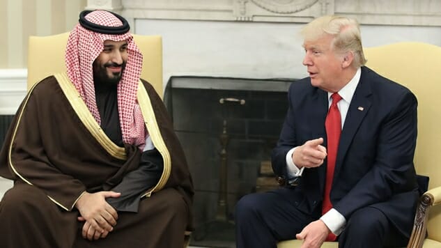 Inside the Newest Trump Scandal: Arabian Princes, the RNC, and a 57,000% Increase In Defense Contracts for One Company