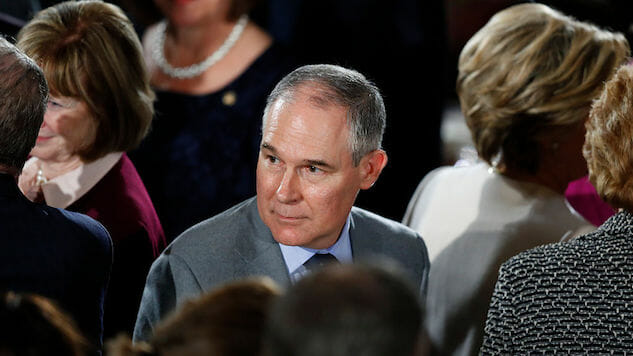 Scott Pruitt May Have Violated Federal Law by “Scrubbing” Controversial Meetings from His Public Schedule