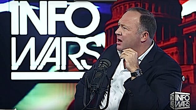 Even by Alex Jones’ Standards, This Clip Is Really Something Else