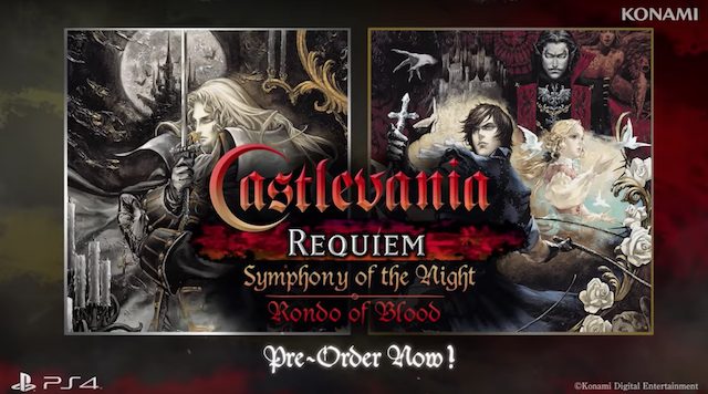Konami Announces Castlevania PS4 Remasters
