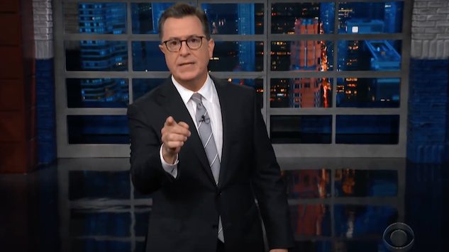 Stephen Colbert Goes Long on Kavanaugh Hearing in Two-Part Monologue